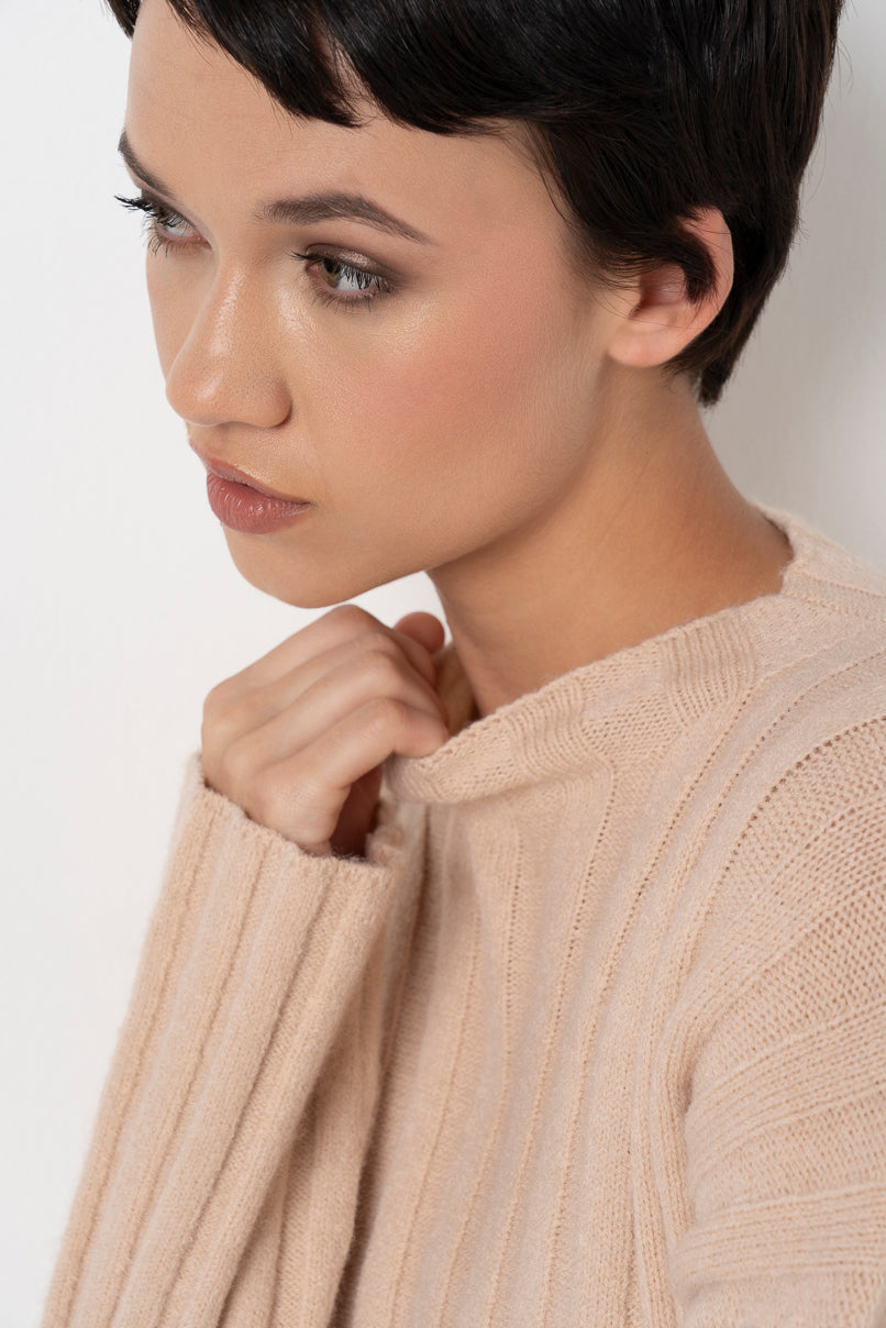 Hi-Neck Jumper Stone