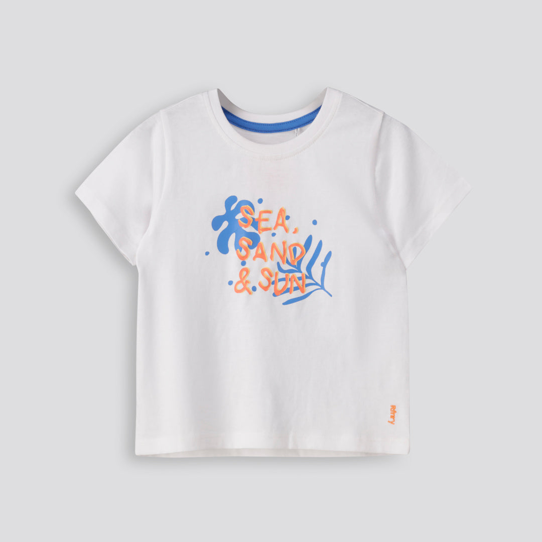 Kids Statement Tee Optic White