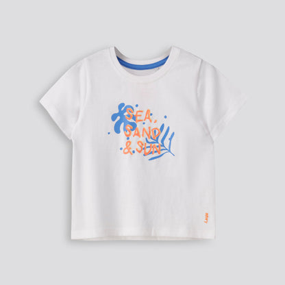 Kids Statement Tee Optic White
