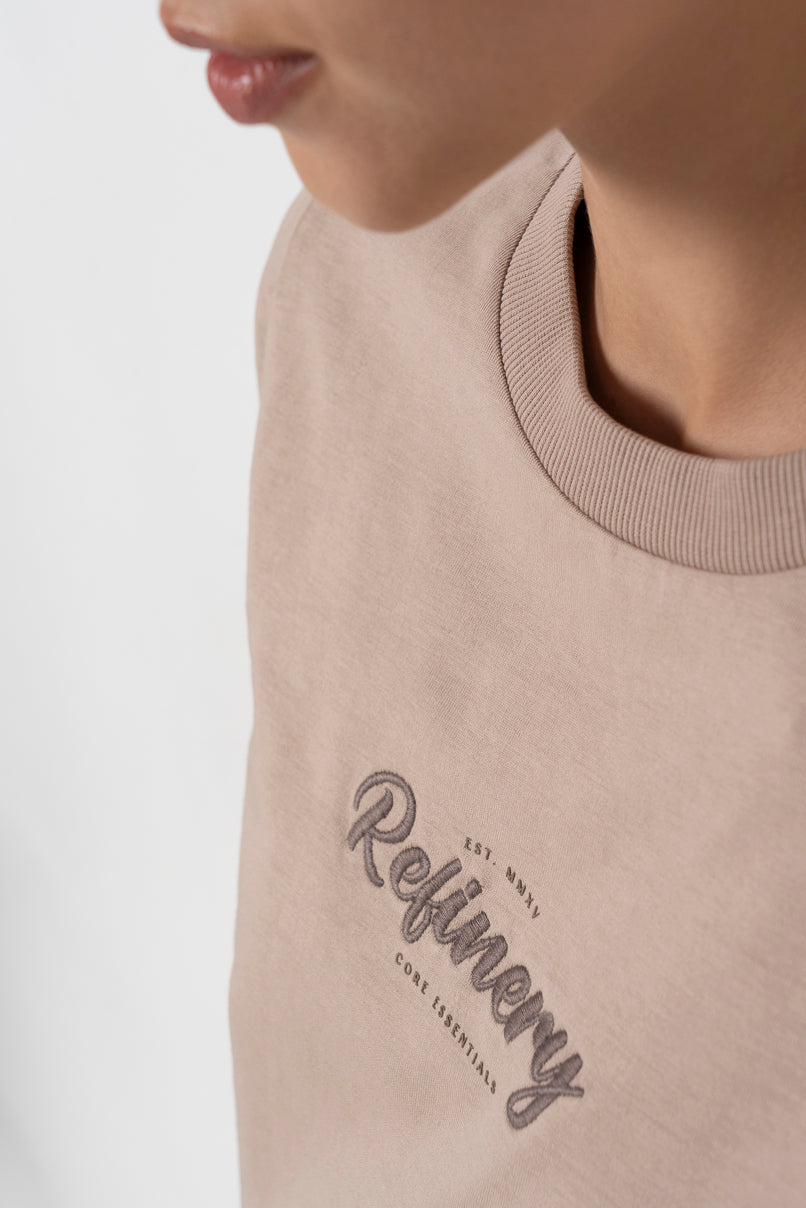 Slim Fit T-Shirt Stone