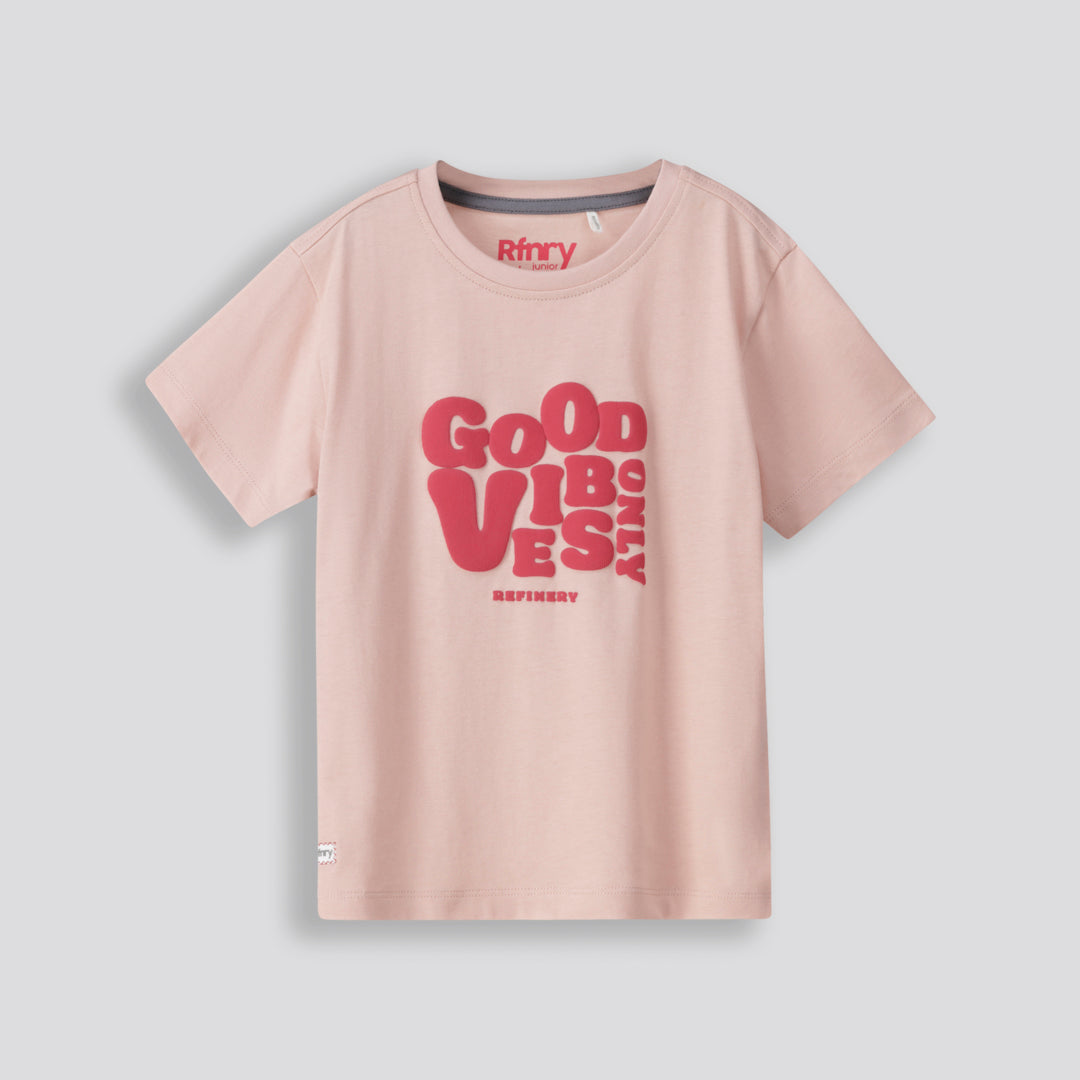 Boys Branded Tee Rose