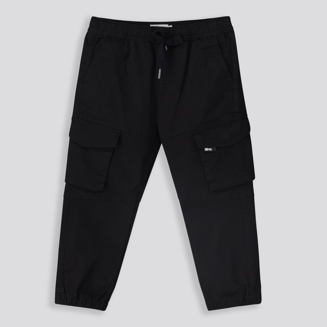 Boys Cargo Pants Black