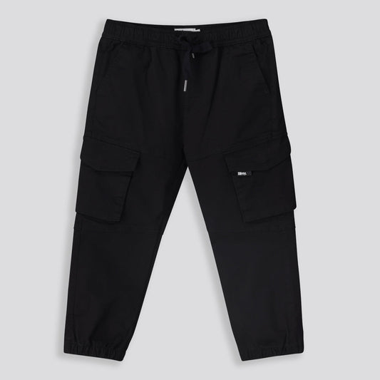 Boys Cargo Pants Black
