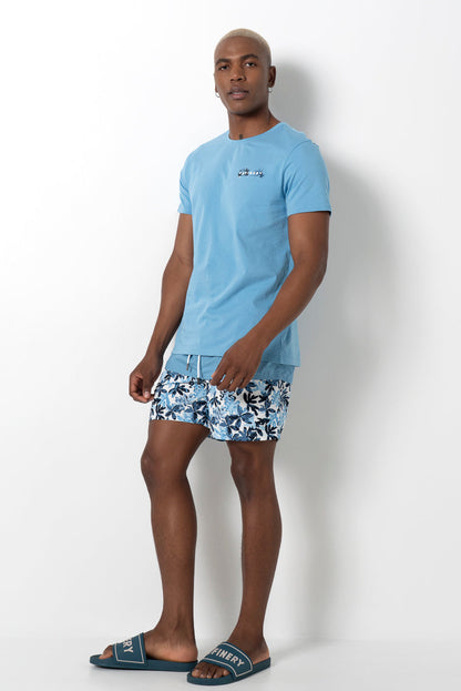Pool Short Blue