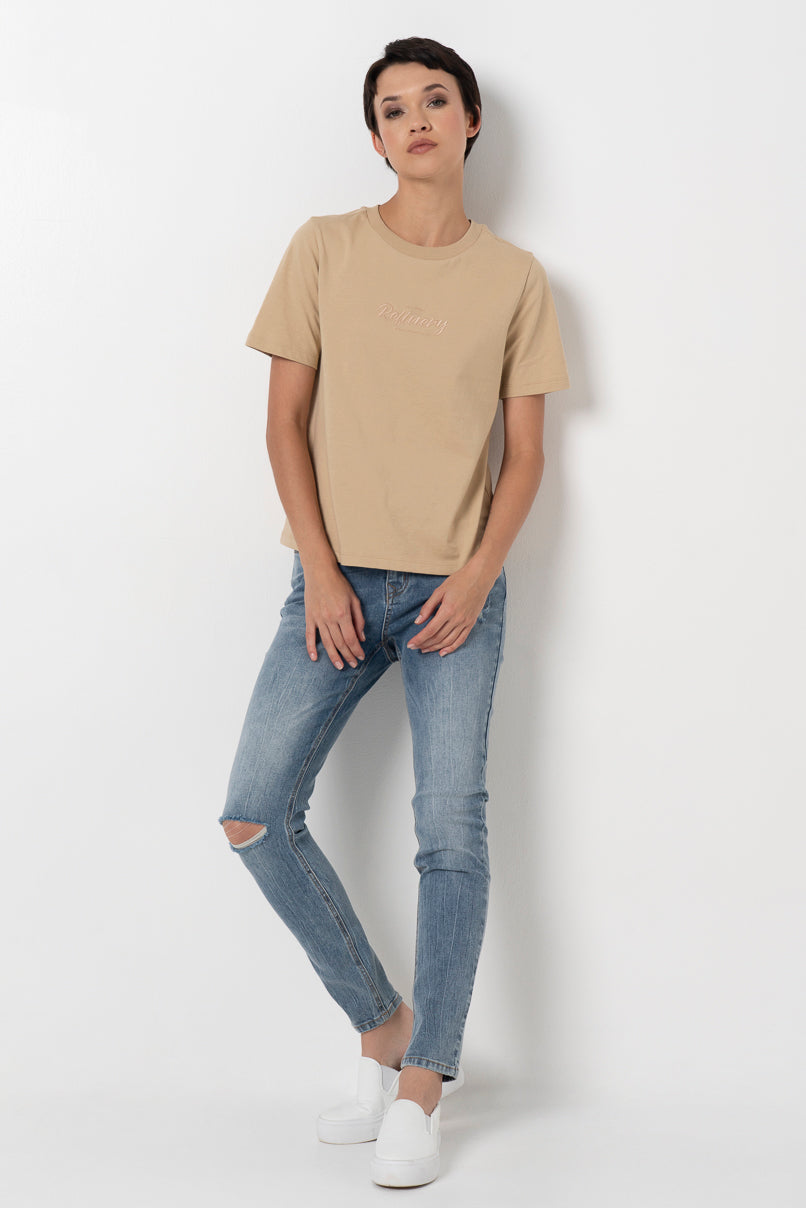 Slim Fit T-Shirt Brown
