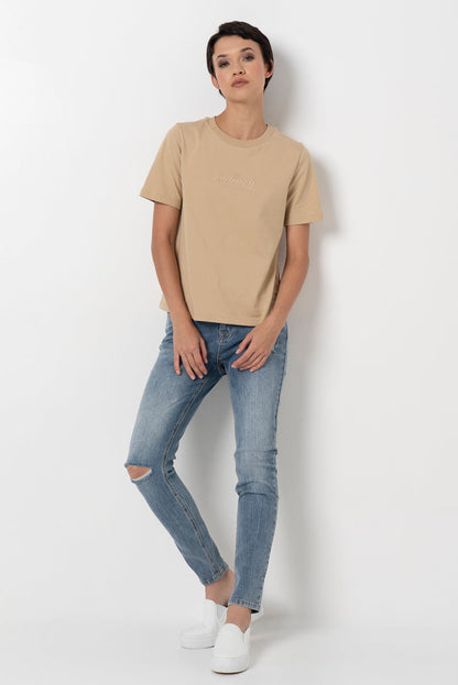 Slim Fit T-Shirt Brown