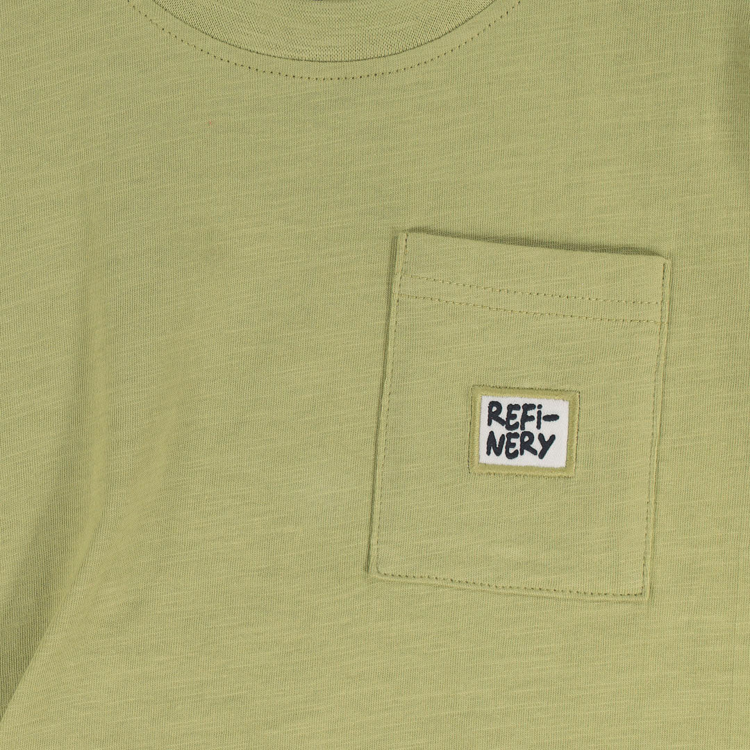 Boys Pocket Tee Chartreuse
