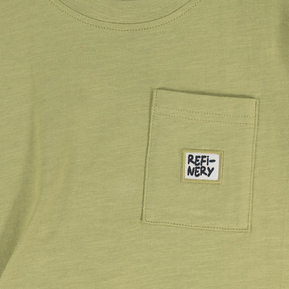 Boys Pocket Tee Chartreuse