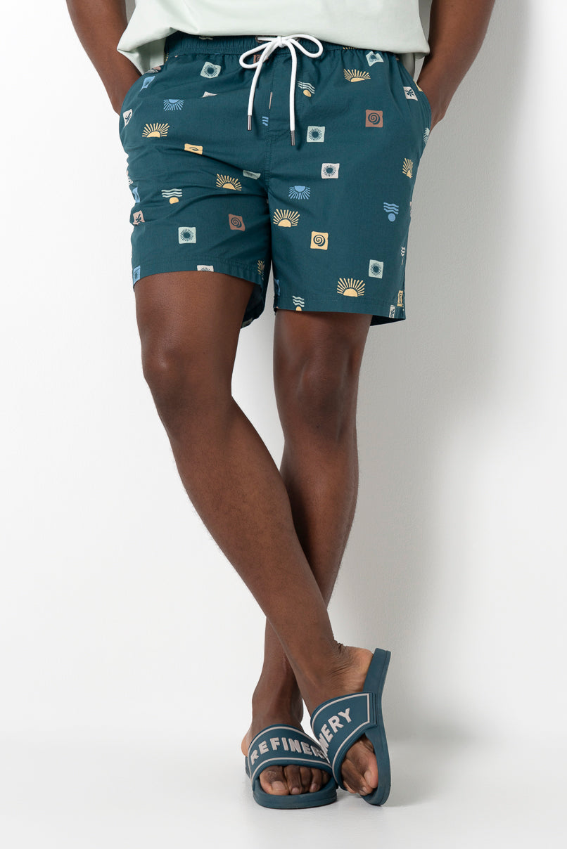 Pool Short Emerald