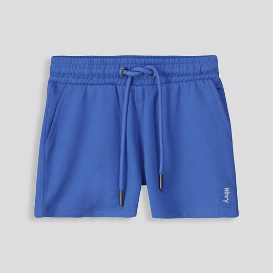 Girls Track Shorts Blue