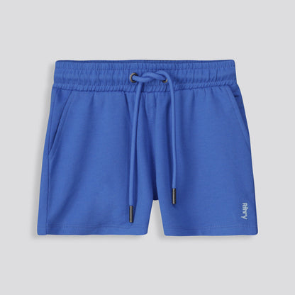 Girls Track Shorts Blue