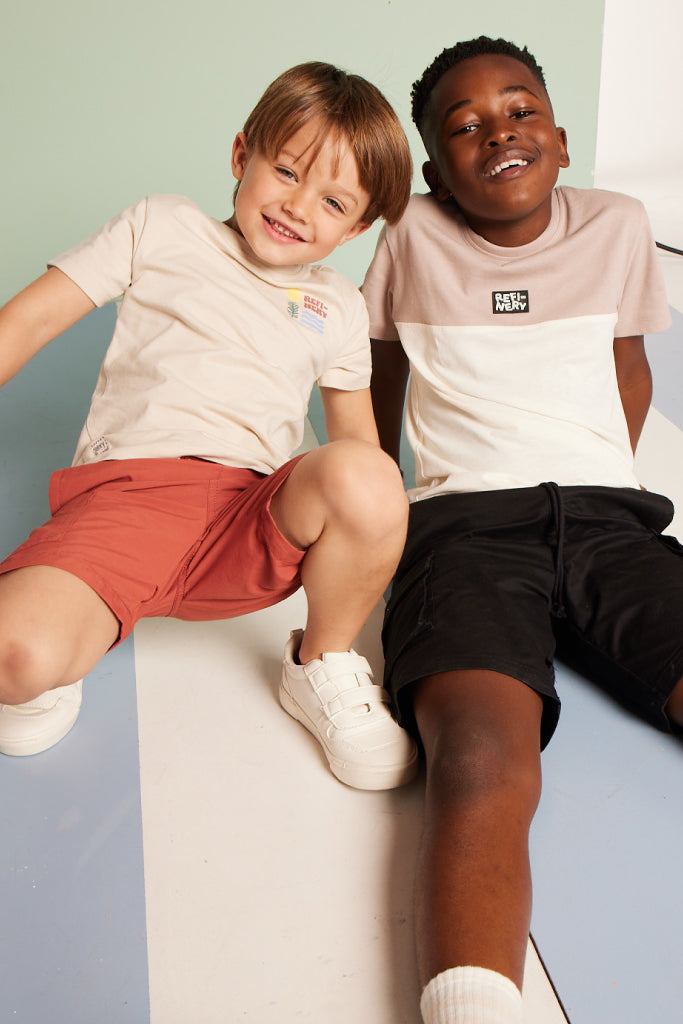 Boys Chino Shorts Rust