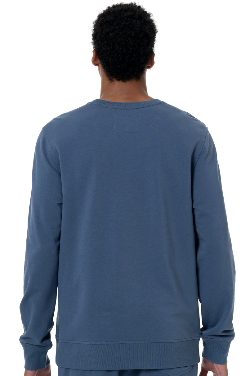 Statement Sweat Top Indigo