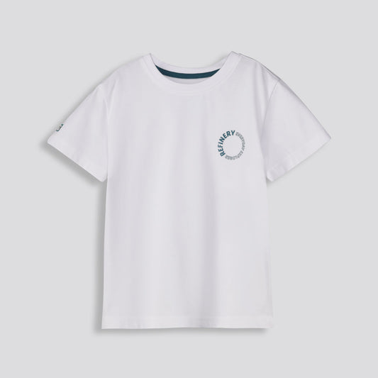 Boys Branded Tee Light Blue