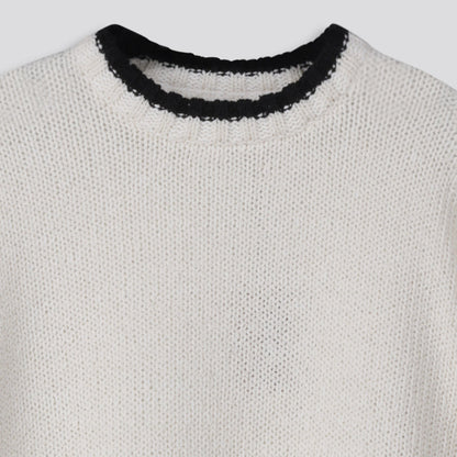Girls Loop Yarn Jumper Milk