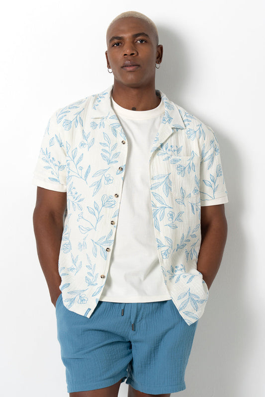 Double Cloth Shirt Off White