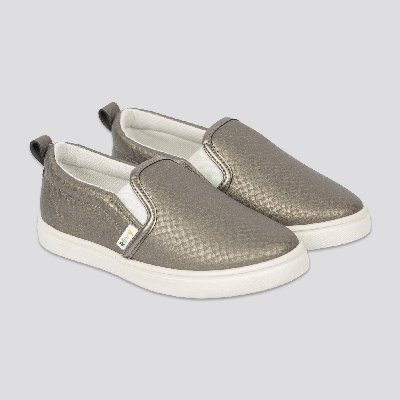 Girls Metallic Slip-On Bronze