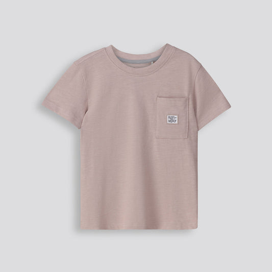 Boys Pocket Tee Biscuit