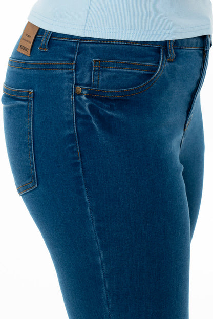 Rf01 Mid Rise Skinny Jeans Mid Wash