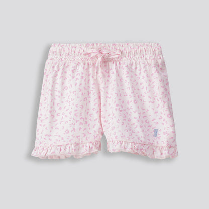 Girls Frill Edge Shorts Light Pink