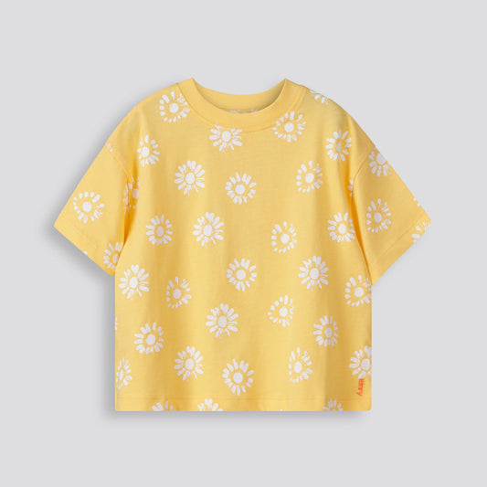 Kids Printed Tee Yellow