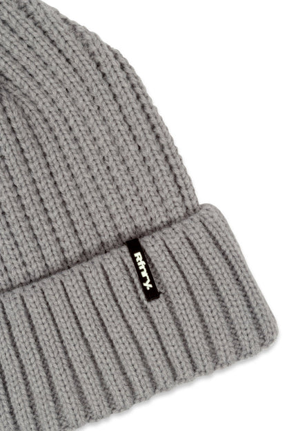 Ribbed Beanie Grey