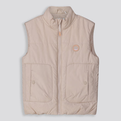 Girls Gillet Puffer Stone