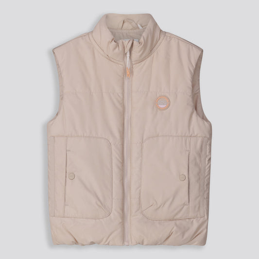 Girls Gillet Puffer Stone