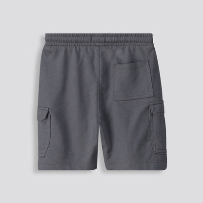 Boys Trackie Shorts Charcoal