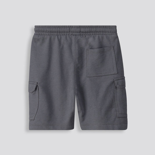 Boys Trackie Shorts Charcoal