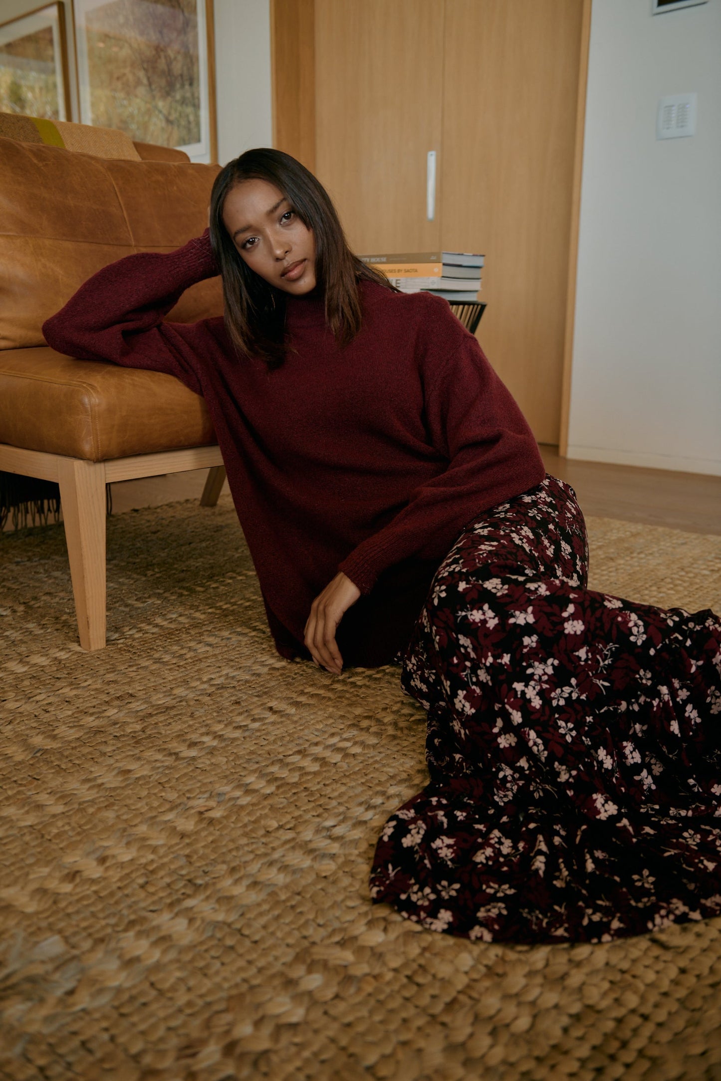 Long Jumper Burgundy