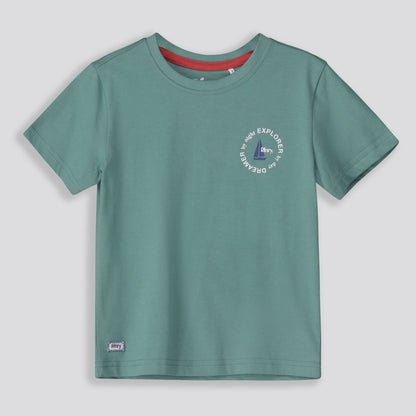 Boys Graphic Tee Green