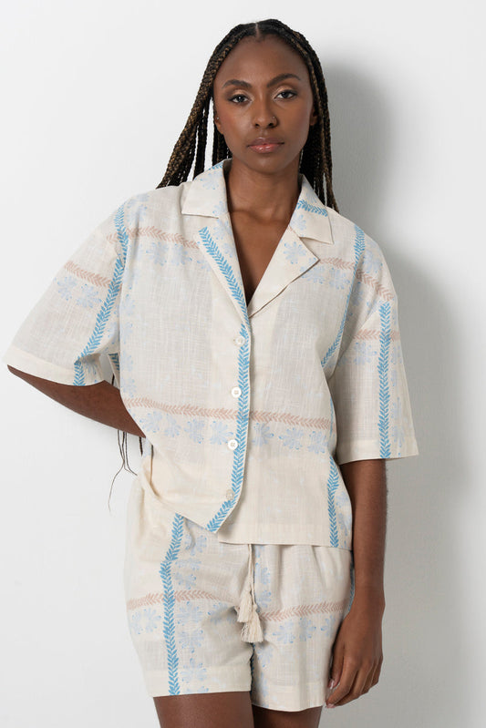 Boxy T-Shirt Stone