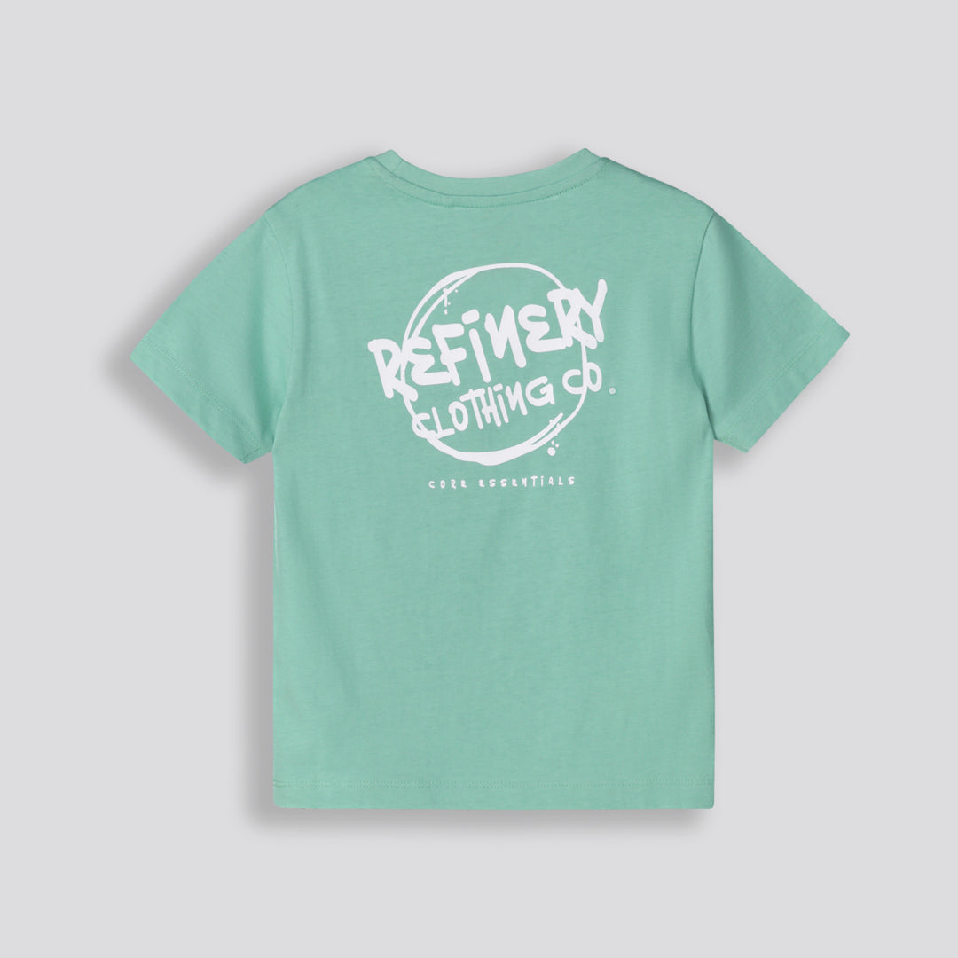 Boys Branded Tee Mint