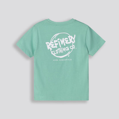 Boys Branded Tee Mint