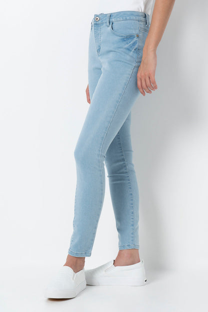 Rf01 Mid Rise Skinny Jean Light Wash