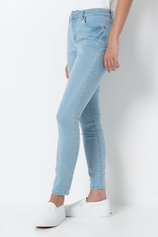 Rf01 Mid Rise Skinny Jean Light Wash