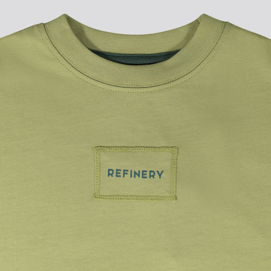 Girls Boxy Tee Green