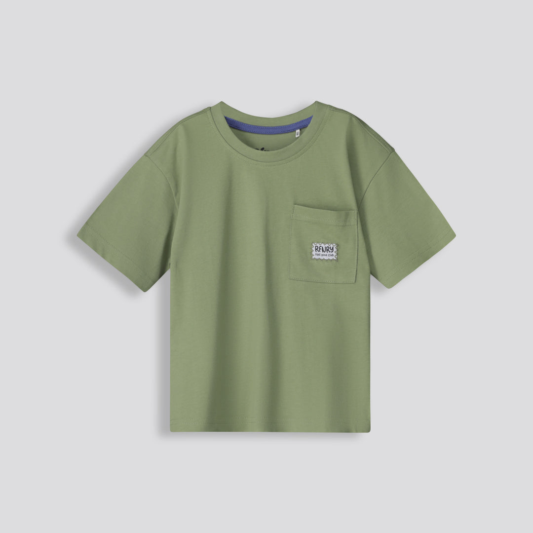 Boys Oversized Tee Chartreuse