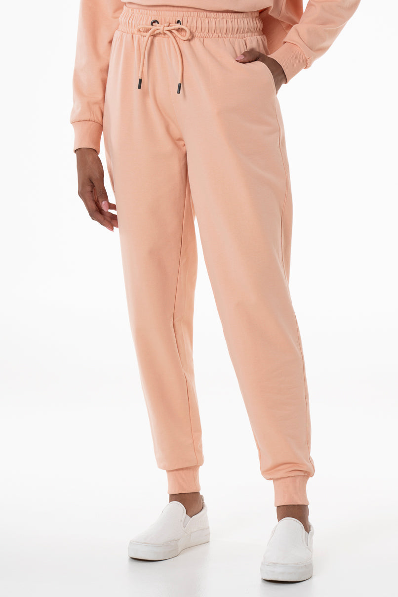 Slim Fit Track Pants Peach