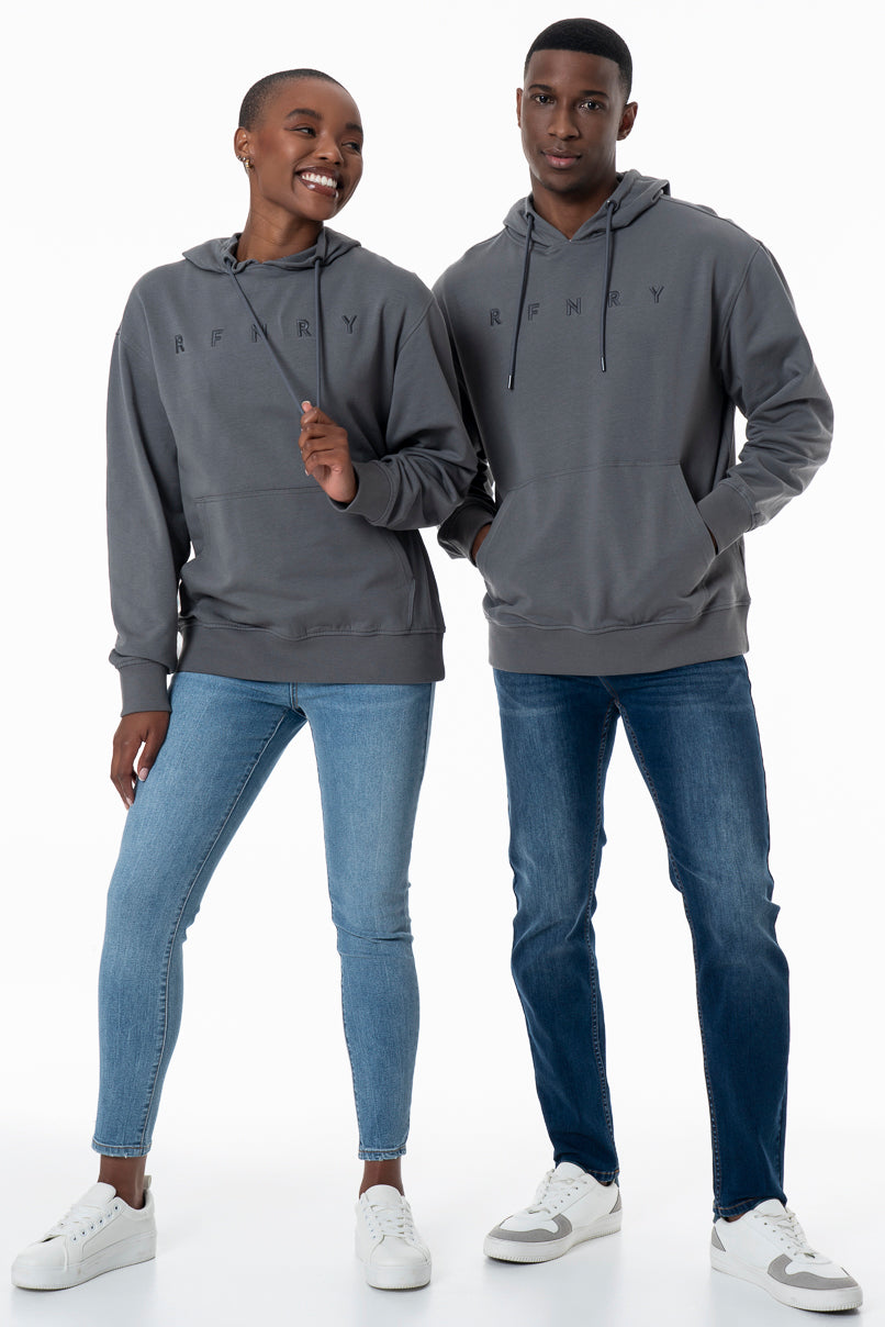 Branded Hoodie Charcoal