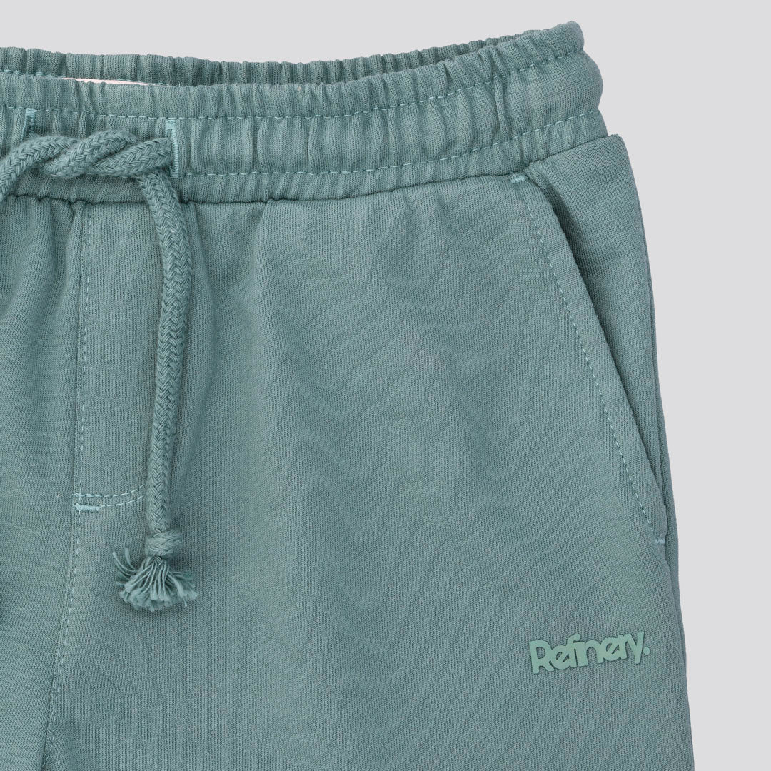 Boys Trackie Shorts Green
