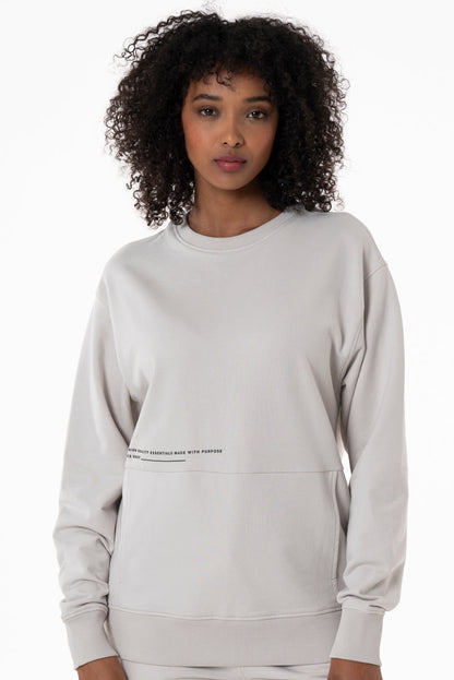 Unisex Sweat Top Grey