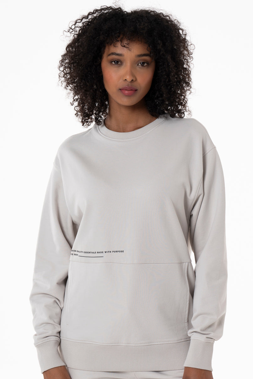 Unisex Sweat Top Grey
