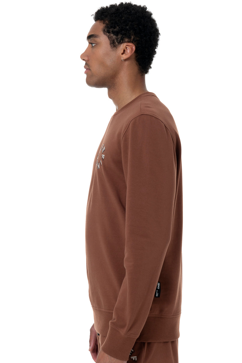 Statement Sweat Top Brown
