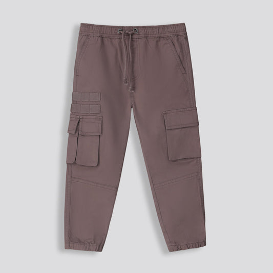 Boys Cargo Pants Brown
