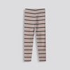 Girls Ribbed Leggings Stone