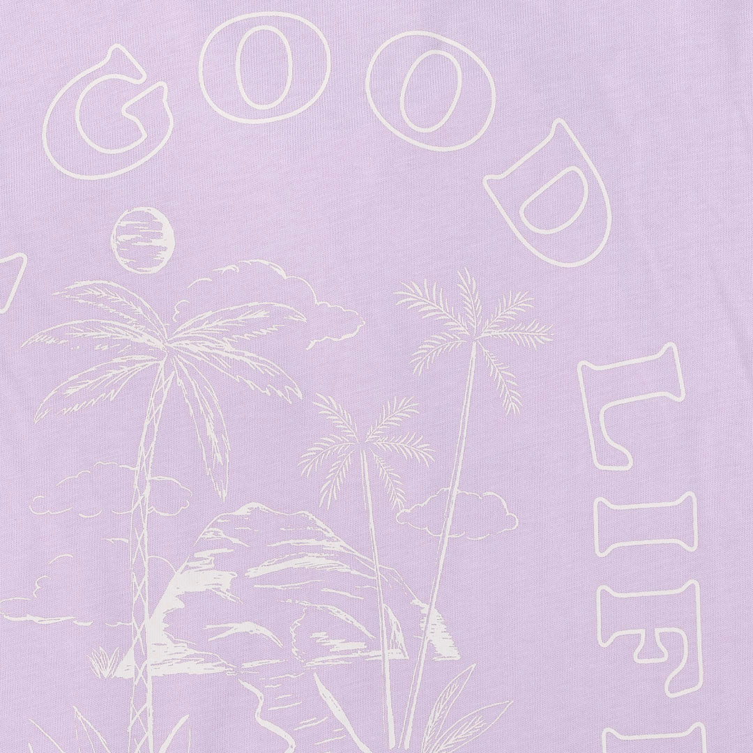 Kids Branded Tee Lilac
