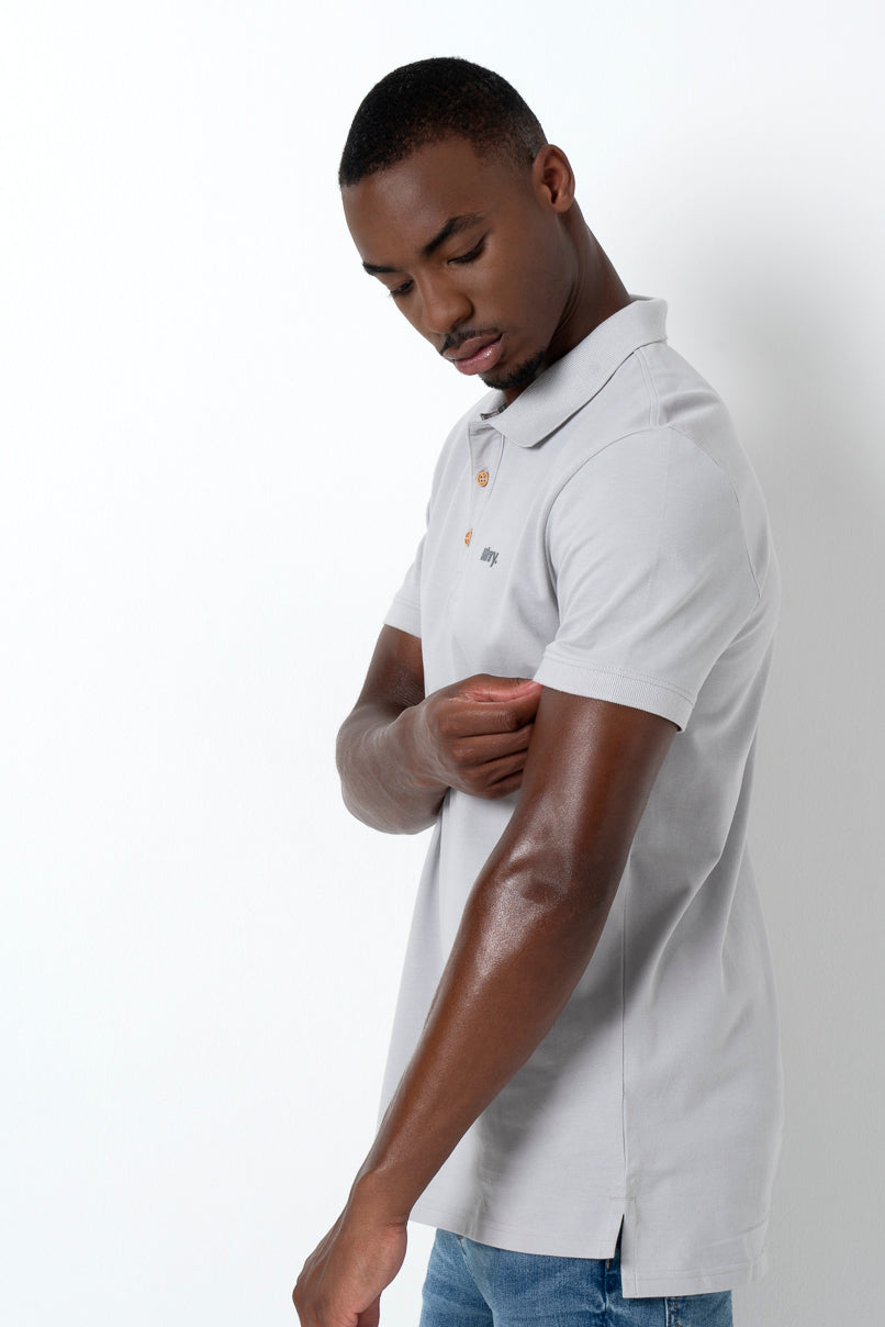 Pique Golfer Light Grey